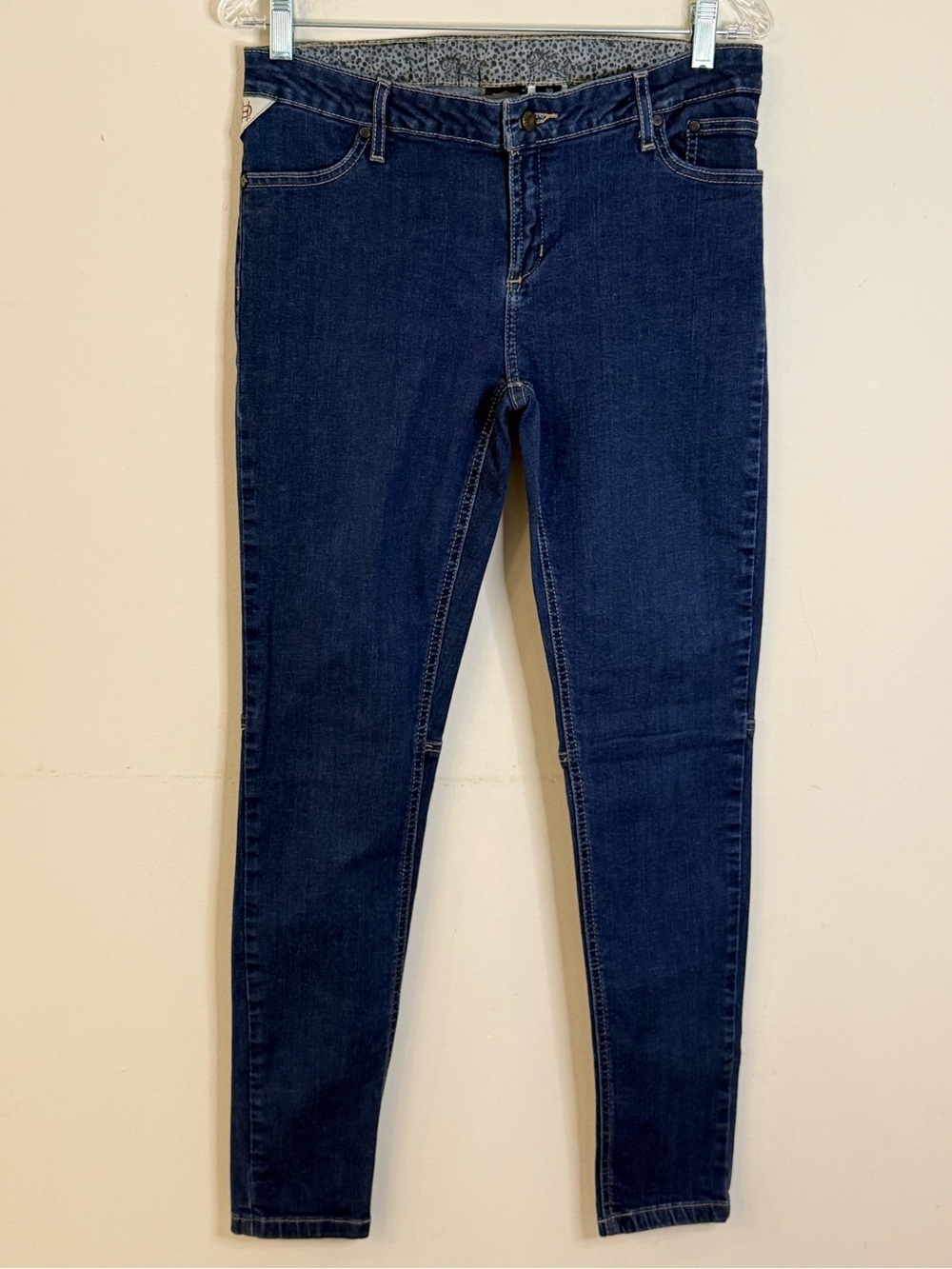 Harley Davidson retro low rise skinny cotton jeans full length SZ 30”